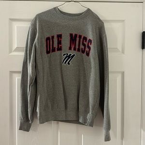 Men’s medium Ole Miss crewneck sweatshirt.